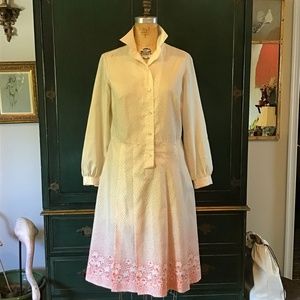 1980's Long-Sleeved Lanvin Dress
